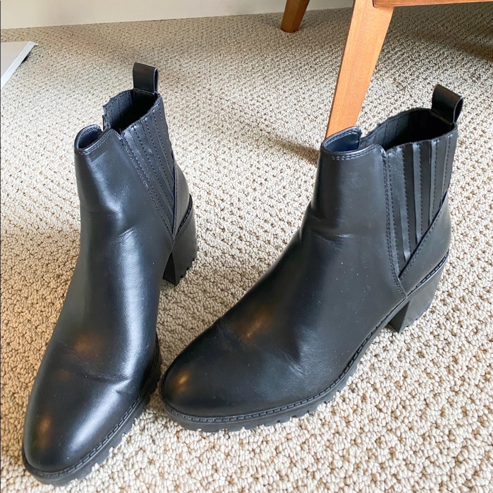 Zara platform boots.